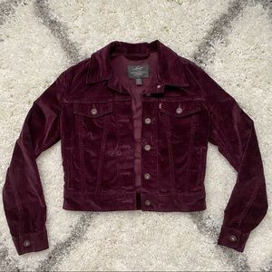 Levi’s Corduroy Plum Jacket